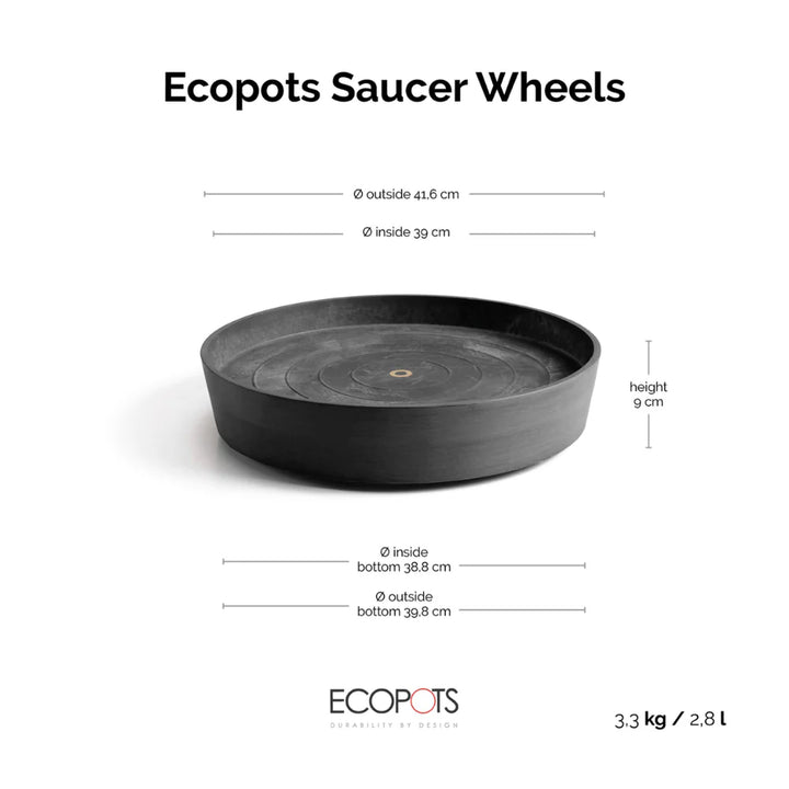 Saucer Oslo Wheels 55 Dark grey