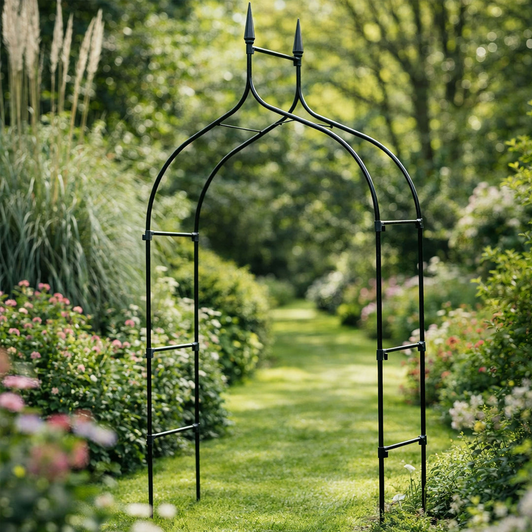 Gothic Arch Black - Tools & Equipment - Windyridge Garden Centre