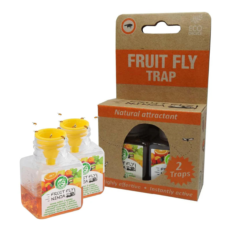 Super Ninja Fruit Fly Trap Double Pk - Ferts And Chemicals - Windyridge Garden Centre