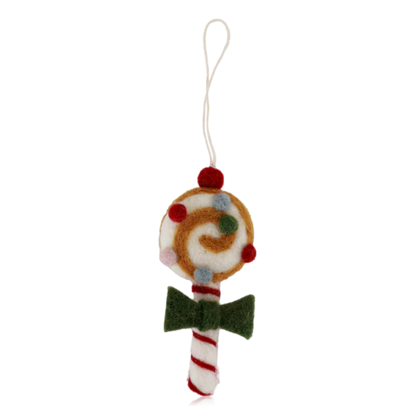 Christmas Candy w/Pine Green Bow