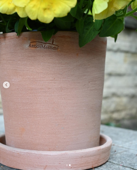 Artisinal Terracotta Modern Cylinder 37cm/H33cm (Cilindro Moderne)