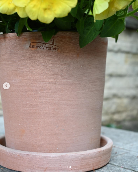 Artisinal Terracotta Modern Cylinder Ø37cm H33cm Cyl (Cilindro Moderne)