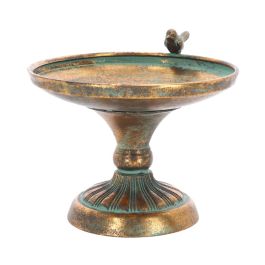 Aged Metal Bird Bath L - Bird Care And Wildlife - Windyridge Garden Centre