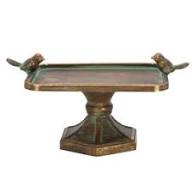 Aged Metal Bird Bath M - Bird Care And Wildlife - Windyridge Garden Centre