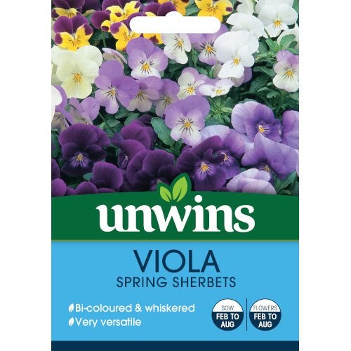 Viola Spring Sherbets - Seed Packets - Windyridge Garden Centre