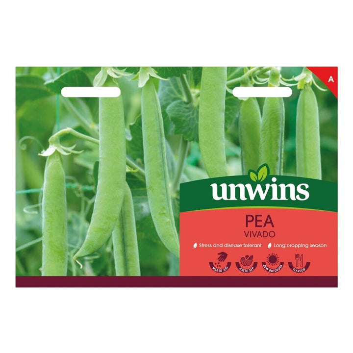 Pea (Maincrop) Vivado - Seed Packets - Windyridge Garden Centre