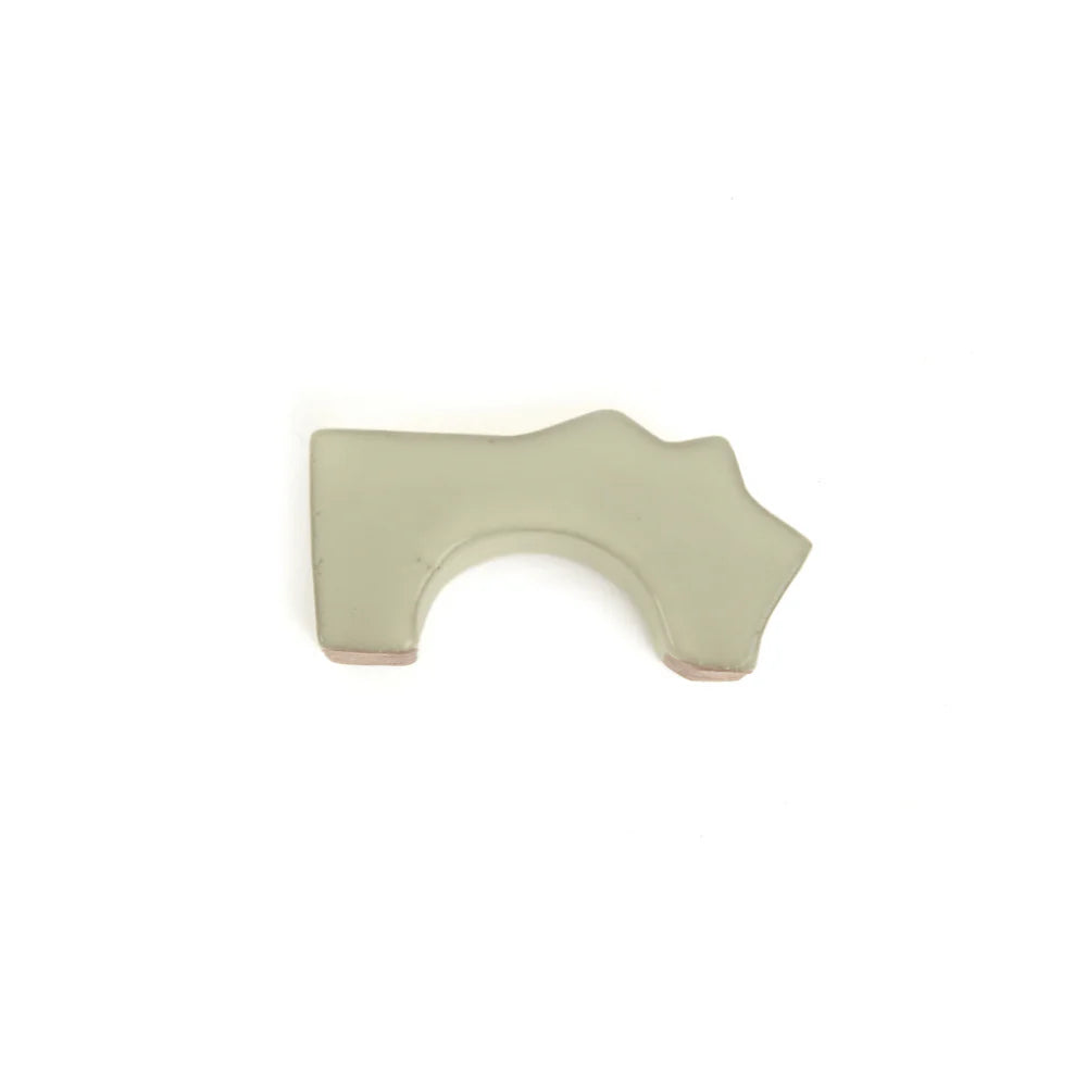 Pk 3 Lg Mint Green Glazed Feet - Pots - Windyridge Garden Centre