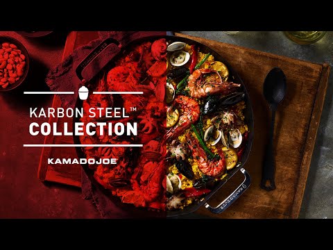 Kamado Joe Karbon Steel (Half Moon) Pan Set