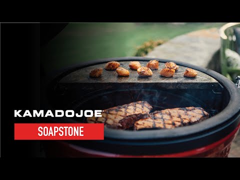 Video showcasing the Kamado Joe Big Joe Half Moon Soapstone