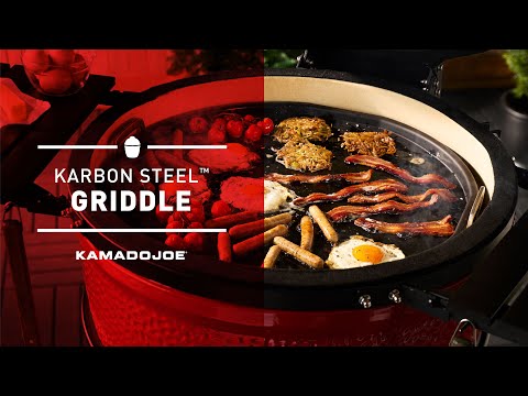 Video showcasing the Kamado Joe Karbon Steel Griddle