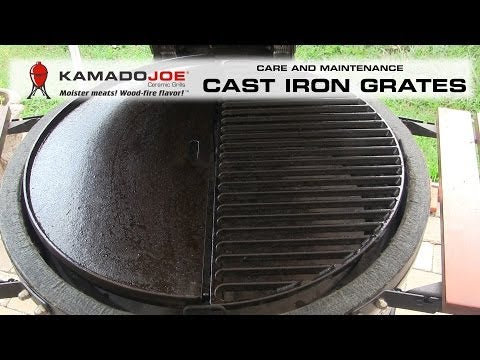 Kamado Joe Half Moon Cast Iron Reversible Griddle - Classic Joe