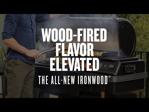 a video showcasing the Traeger Ironwood Series of grills