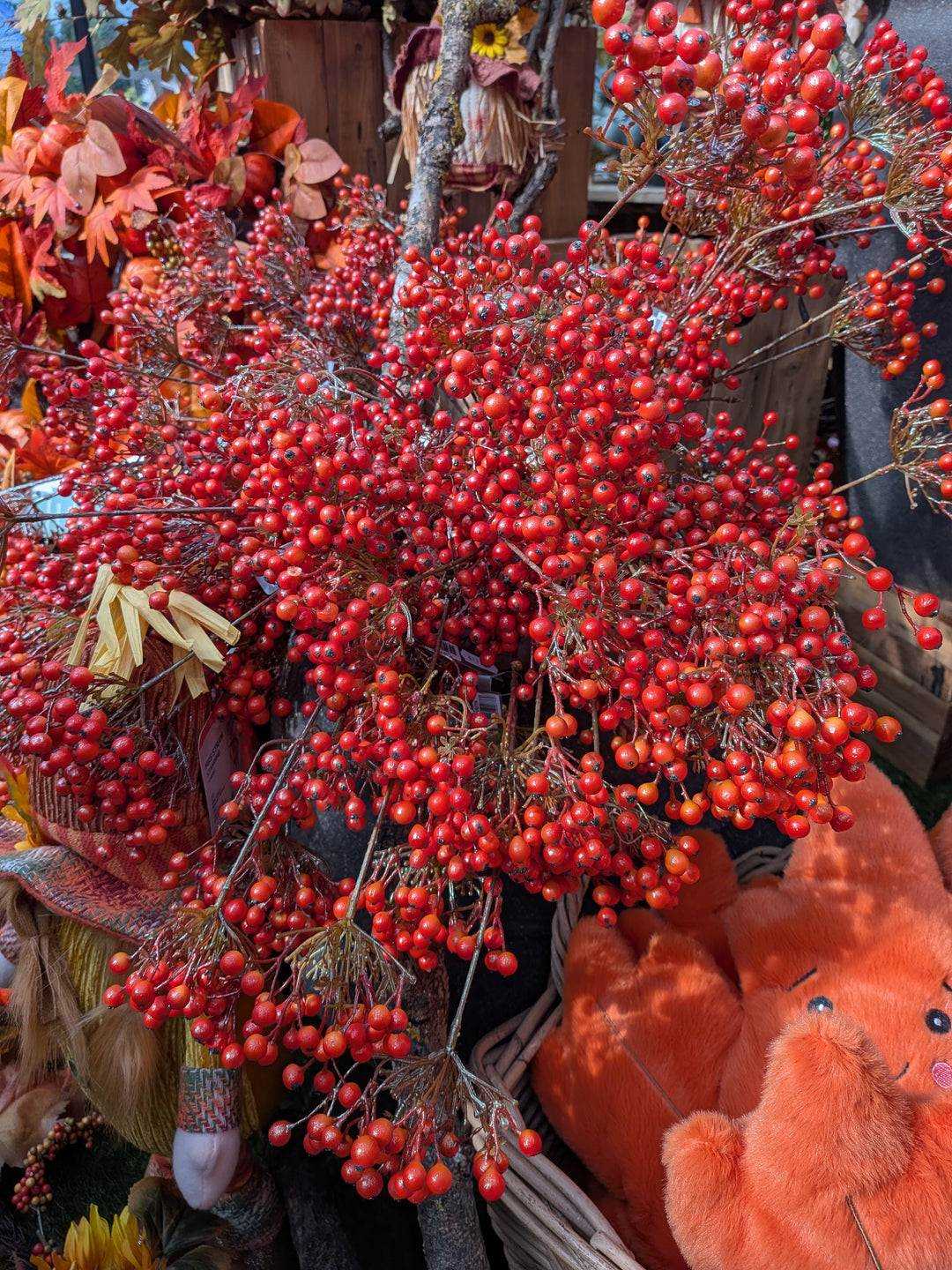 BERRY SPRAY  ORANGE 67 cm