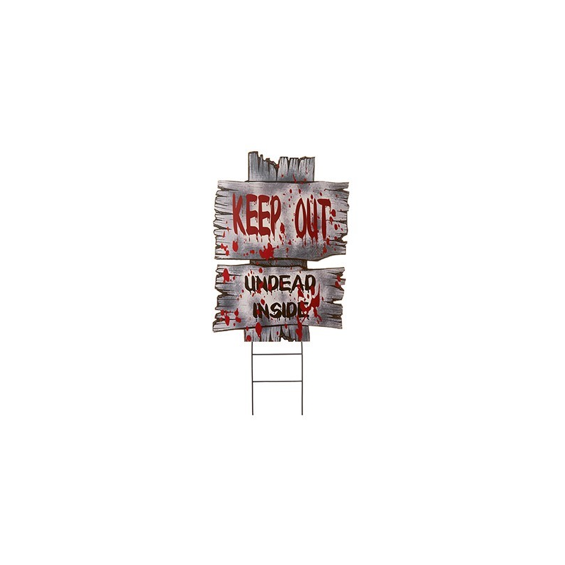 39cm Direction Boards with Halloween Messages