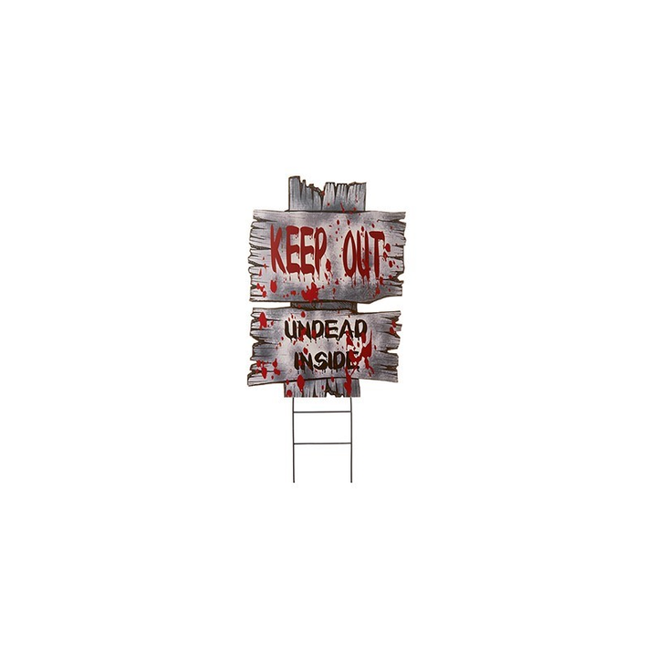 39cm Direction Boards with Halloween Messages