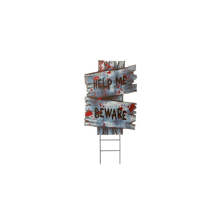 39cm Direction Boards with Halloween Messages