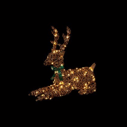 58cm M-A BO Outdoor Lying Reindeer w-120 Warm White LEDs