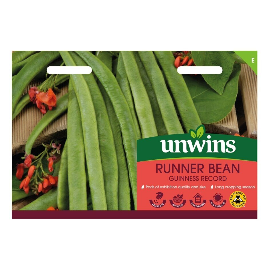 Runner Bean Guinness Record - Seed Packets - Windyridge Garden Centre