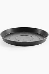 Saucer Round 40 Dark Grey