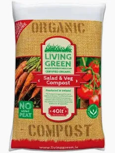 Organic living green All Plant red