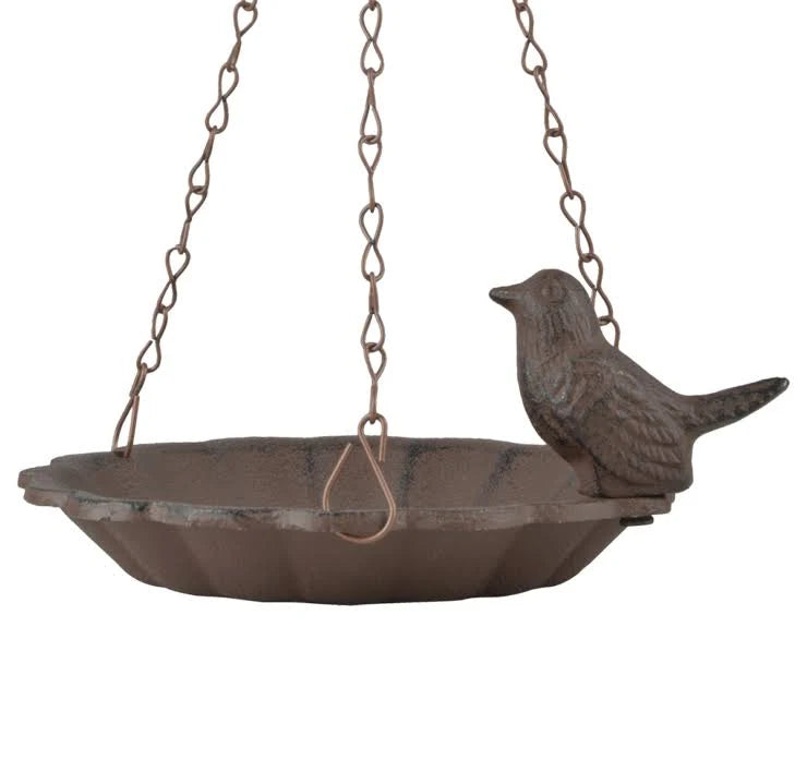 Hanging Birdbath Cast Iron Small - Bird Care And Wildlife - Windyridge Garden Centre