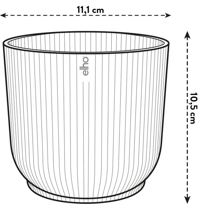 Vibes Fold Round Mini Soft Lilac Ø11Cm - Pots - Windyridge Garden Centre