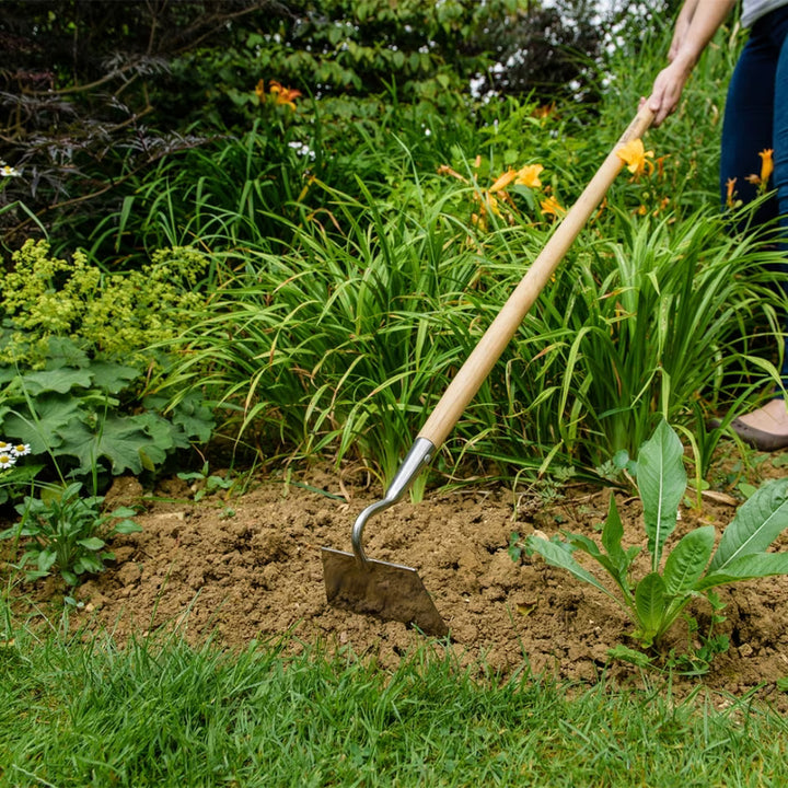 K&S SS Long Handled Draw Hoe