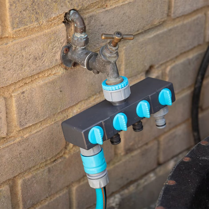 Flopro Four Way Tap Adaptor - Tools & Equipment - Windyridge Garden Centre