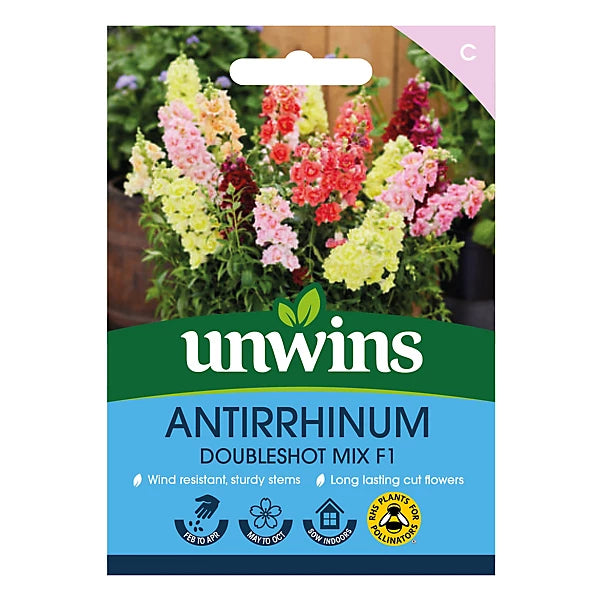Antirrhinum Doubleshot Mix - Seed Packets - Windyridge Garden Centre