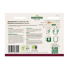 Runner Bean Guinness Record - Seed Packets - Windyridge Garden Centre