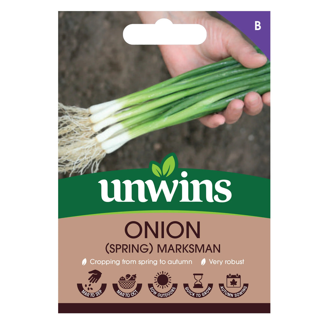 Onion (Spring) Marksman - Seed Packets - Windyridge Garden Centre