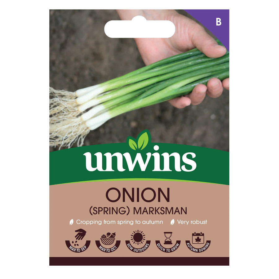 Onion (Spring) Marksman - Seed Packets - Windyridge Garden Centre