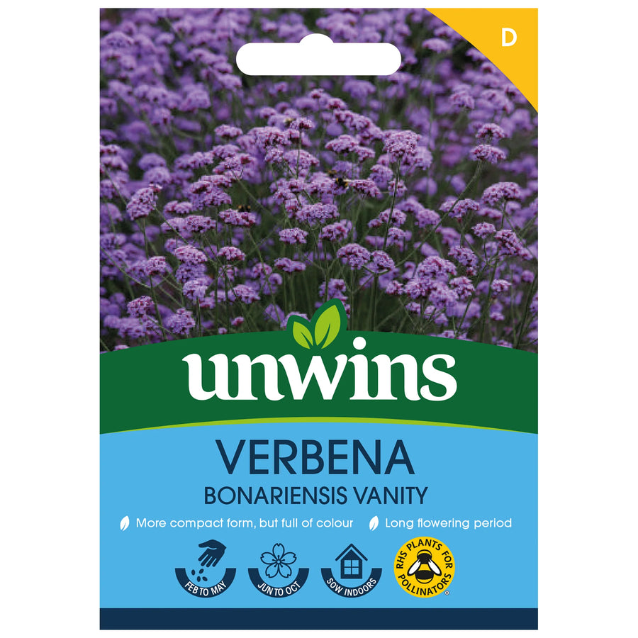 Verbena Bonariensis Vanityflower - Seed Packets - Windyridge Garden Centre