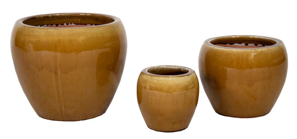 Grace Bowl Pot Honey Ø27H23