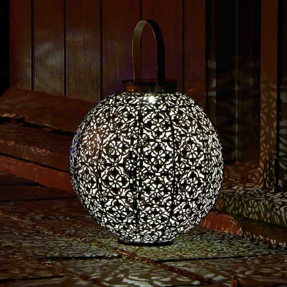 Damasque Lantern Bronze 23.5cm