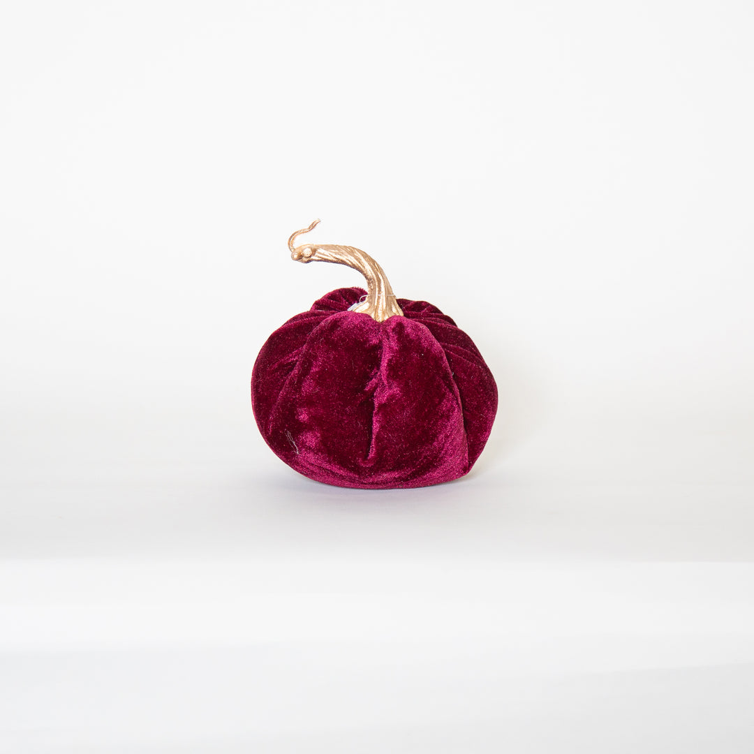18X16Cm Burgundy Pumpkin - Autumn Decorations - Windyridge Garden Centre