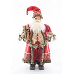 TRADITIONAL GARLAND SANTA 60CM
