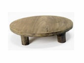 Deco Plate Teak Natural d30h8cm