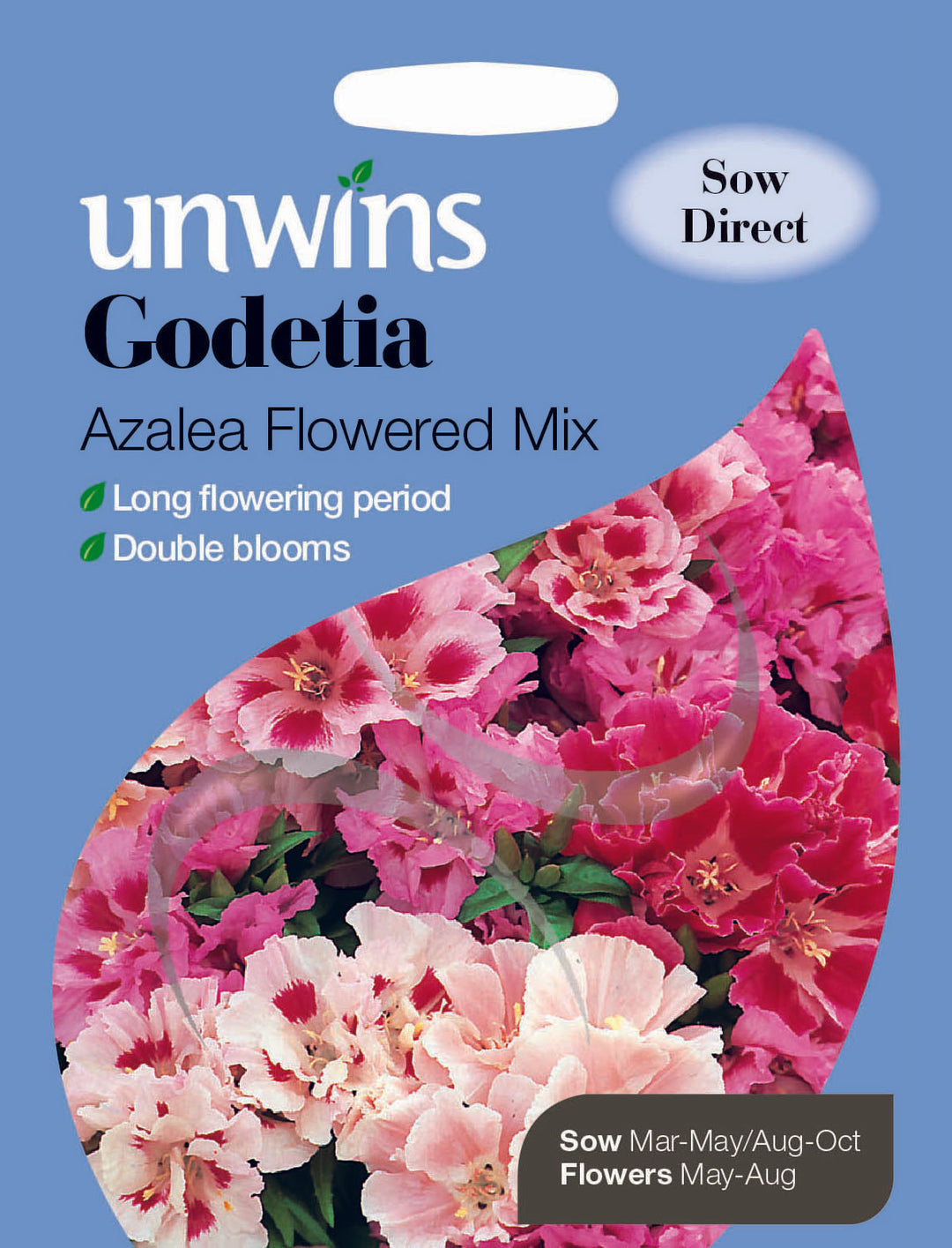 Godetia Azalea Flowered Mix