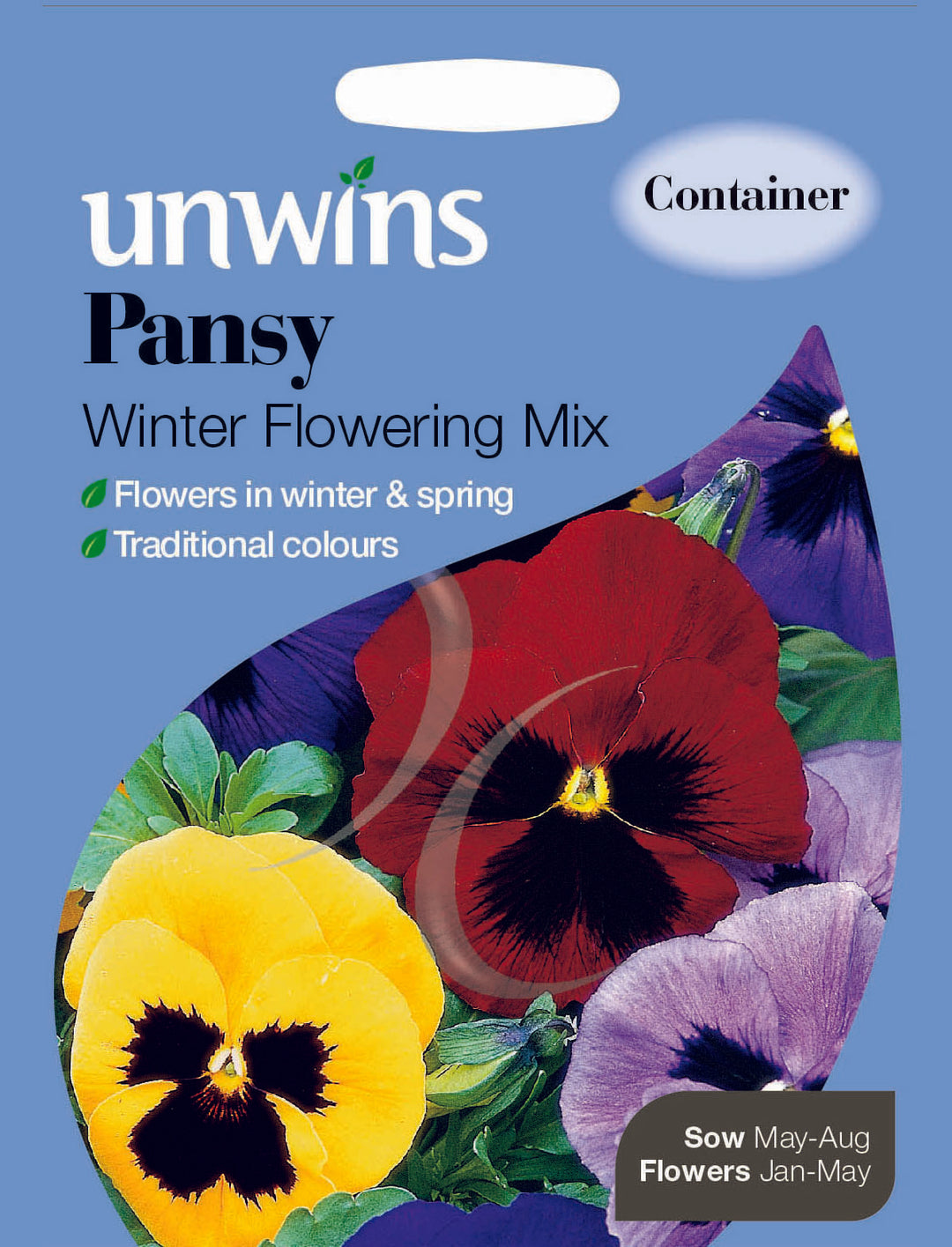 Pansy Winter Flowering Mix