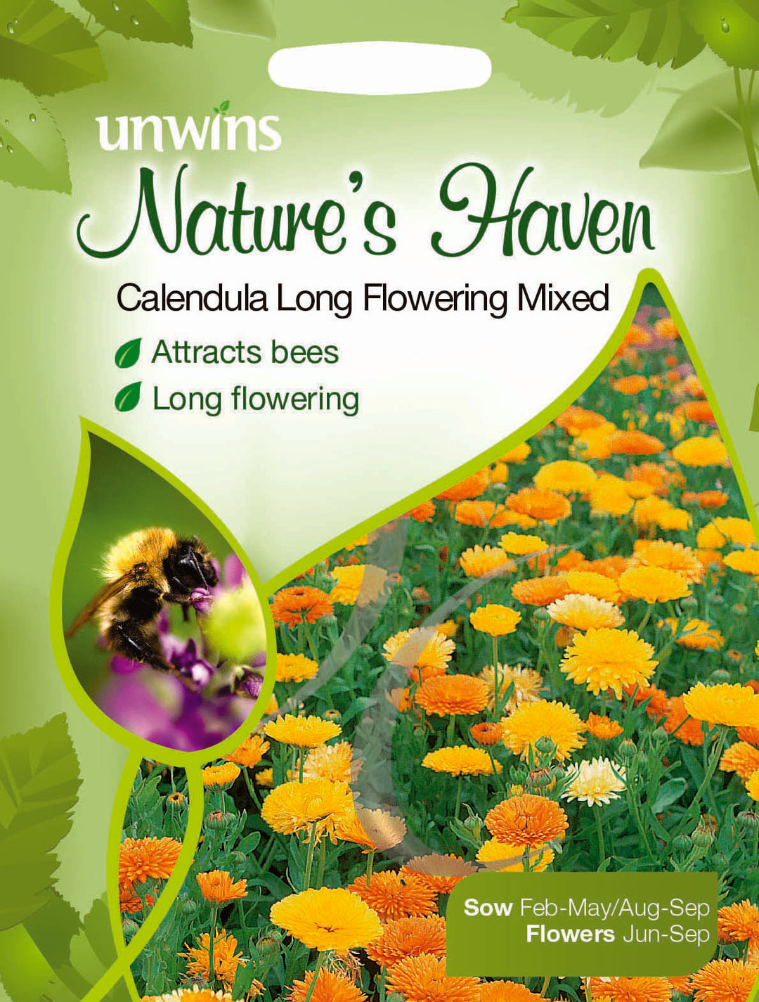 Nh Calendula Long Flowering Mixed - Seed Packets - Windyridge Garden Centre