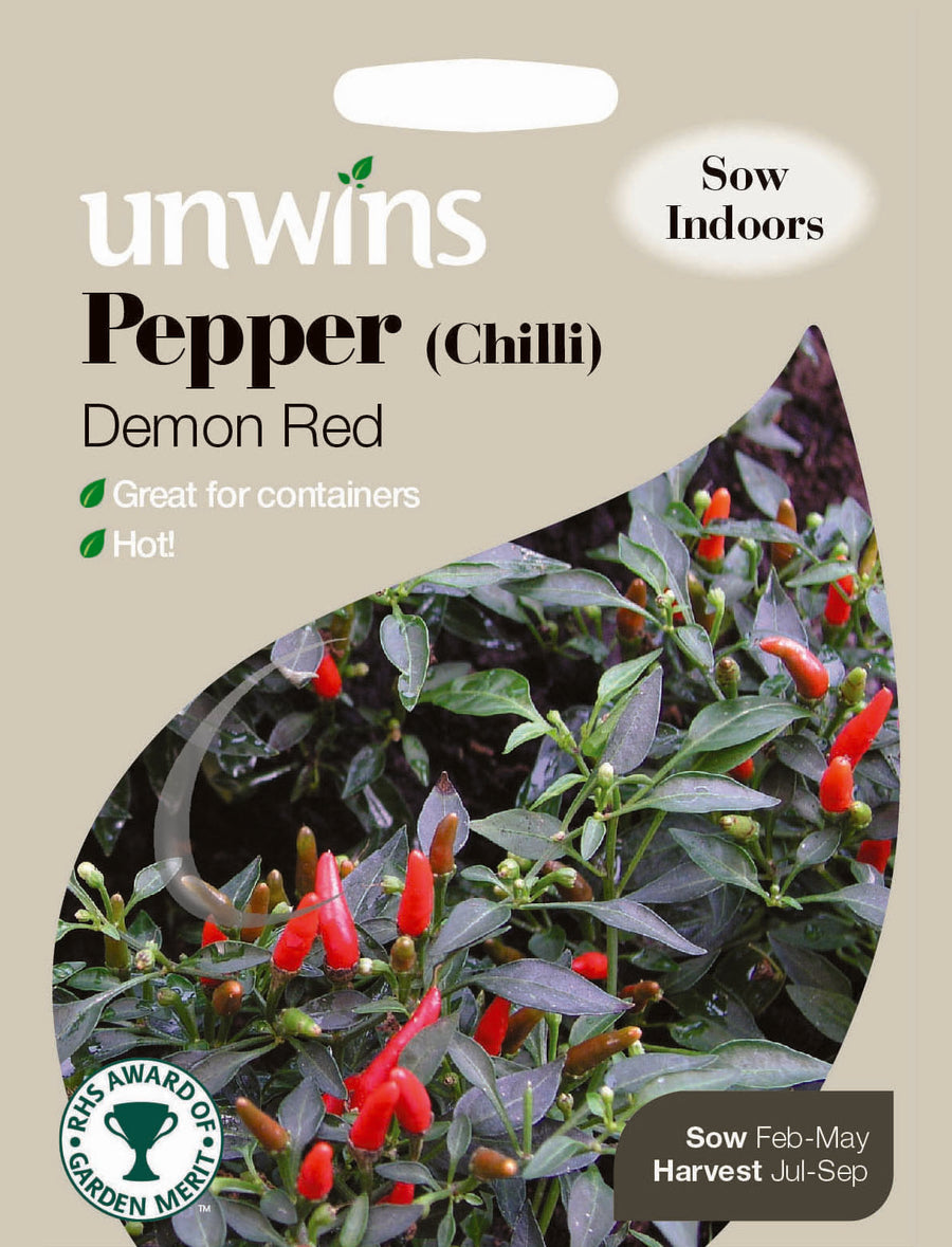 Demon Chilli Buy Pepper (Chilli) Demon Red Online | Windyridge Garden Centre ...