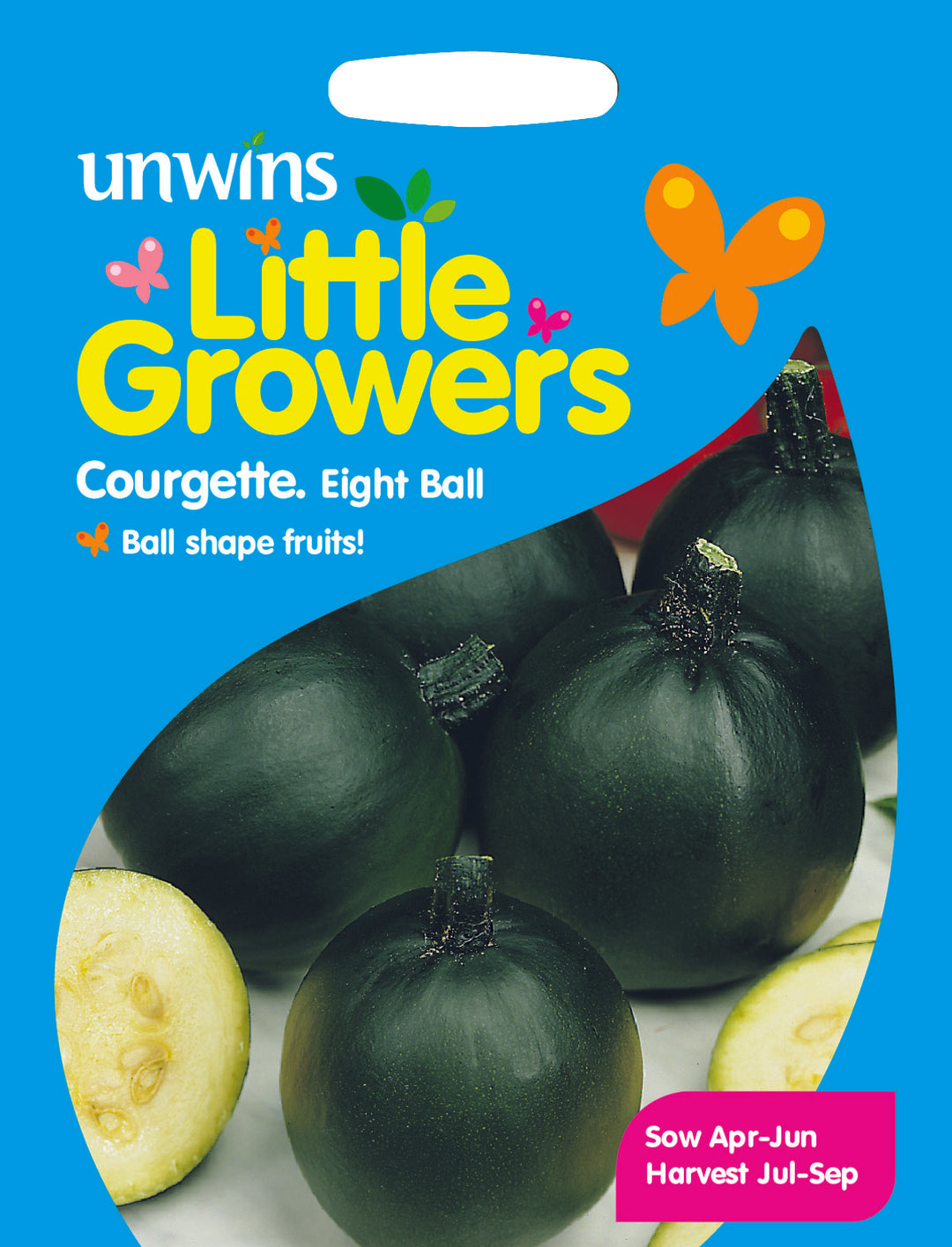 Little Growers Courgette Eight Ball