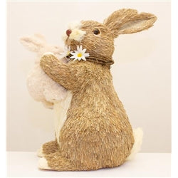 Country Hugging Bunnies Large 34Cm - Easter - Windyridge Garden Centre