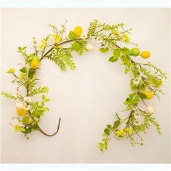 LEMON BLOSSOM EGG GARLAND 120CM