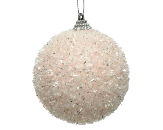 Bauble foam tinsel - blush pink