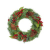 45Cm Natural Red Berry Wreath - Christmas - Windyridge Garden Centre