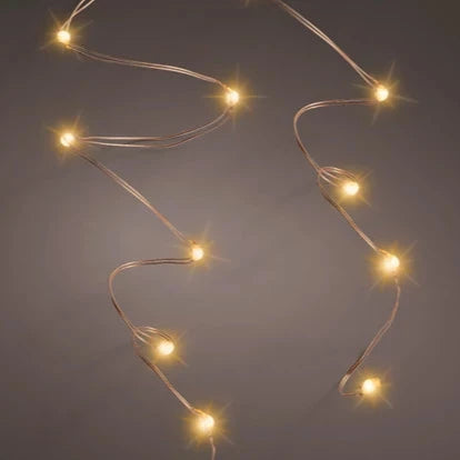 Micro LED stringlights L295cm copper/classic warm