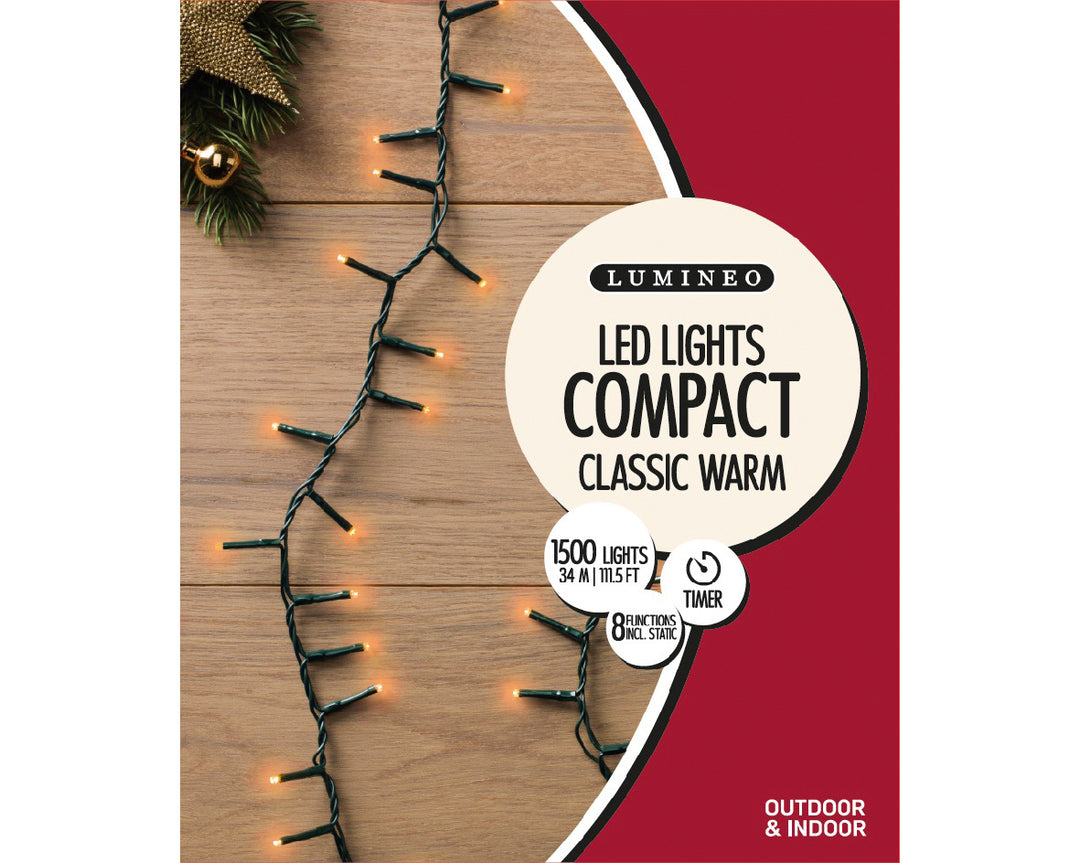 LED compact lights Green/Classic warm 3400cm-1500L