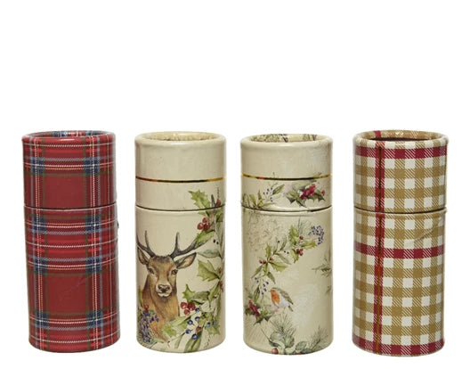 Matches poplar wood 4ass assorted dia5cm x H.11.3cm